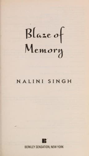 Cover of Blaze of Memory